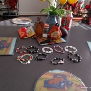 Handmade Beaded Bracelets Set